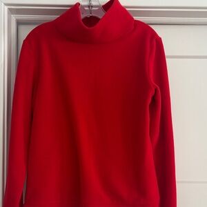 Dudley Stephens Vibrant Red Turtleneck Sweater